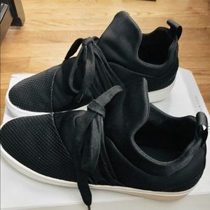 Steve Madden Lancer Black Fashion Sneakers